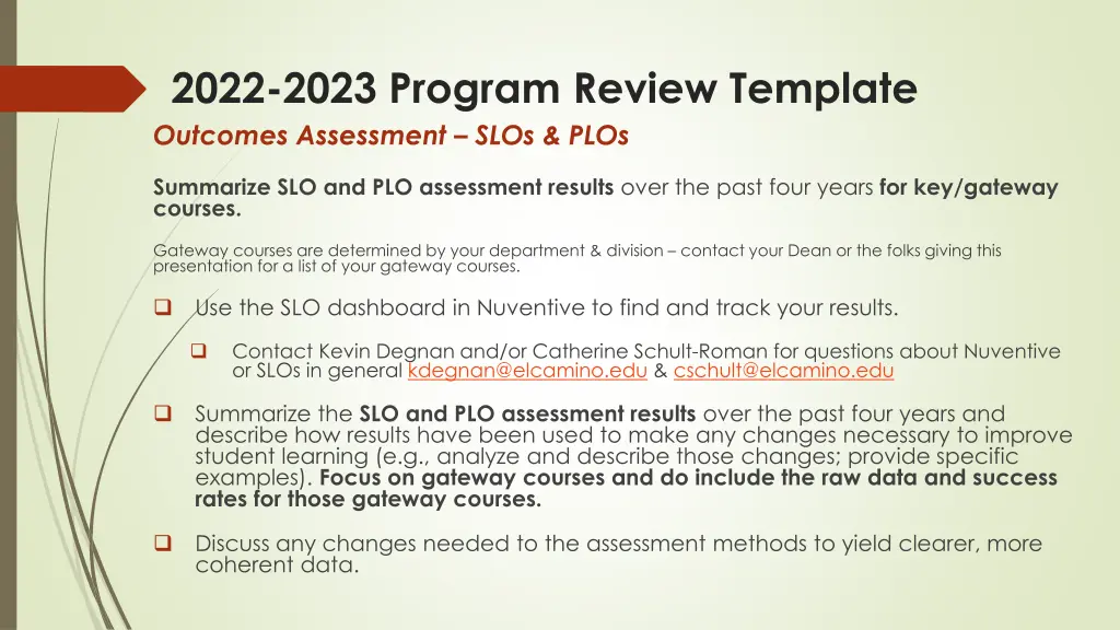 2022 2023 program review template outcomes
