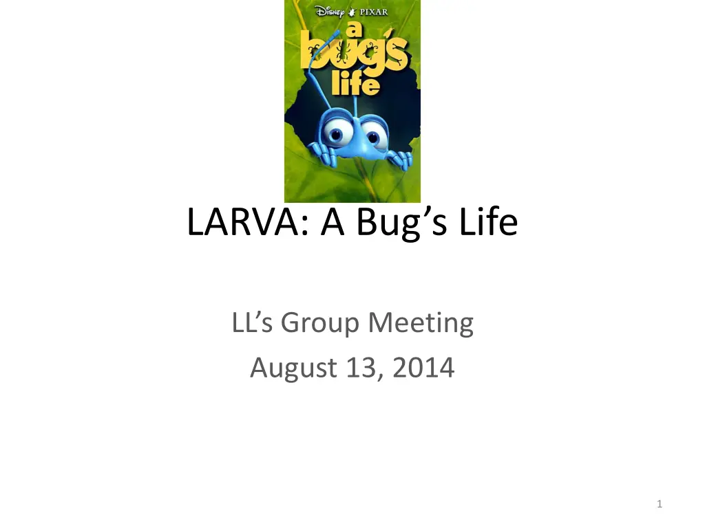 larva a bug s life
