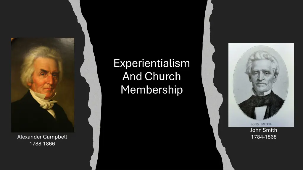 experientialism and church membership