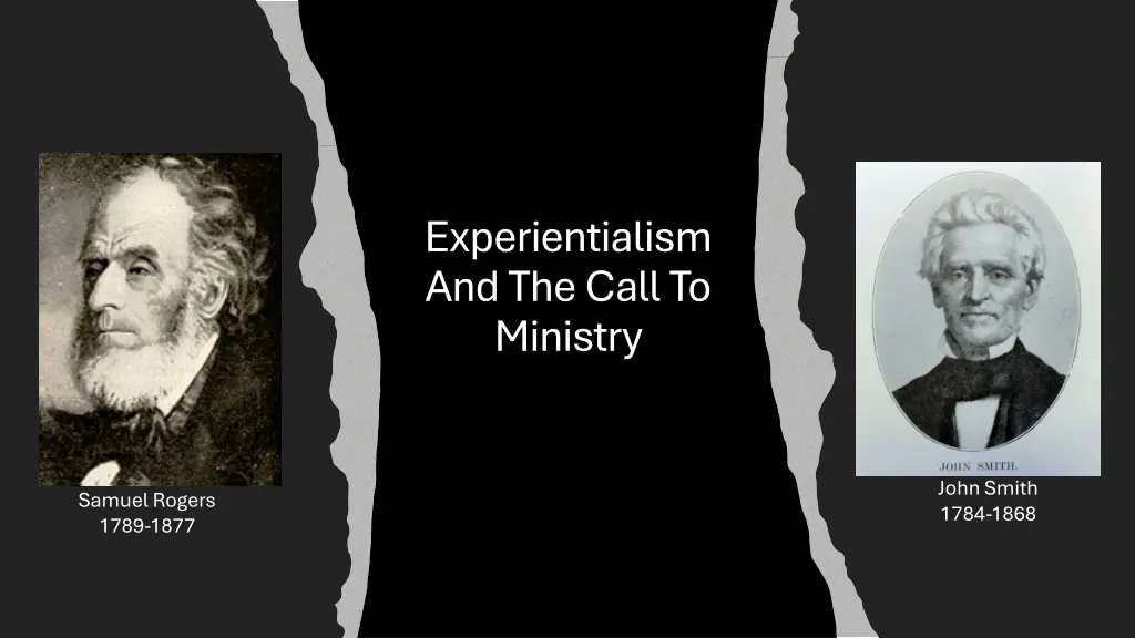 experientialism and the call to ministry