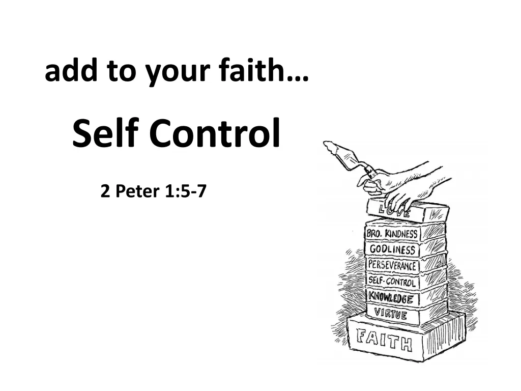 add to your faith
