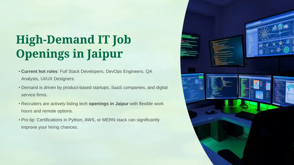 high demand it job openings in jaipur