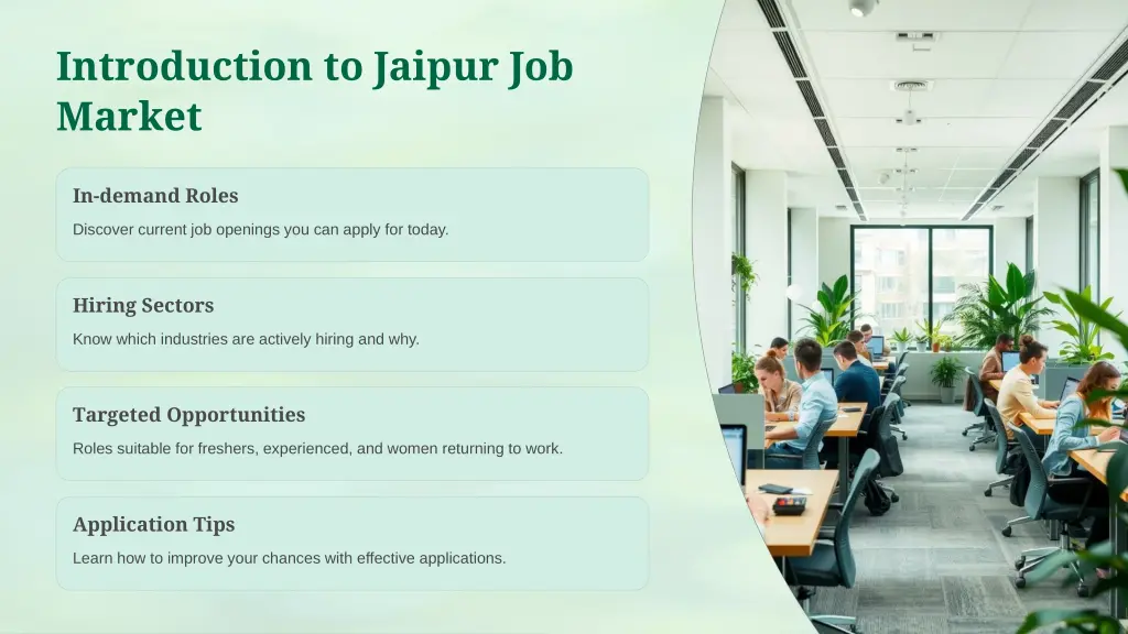 introduction to jaipur job market
