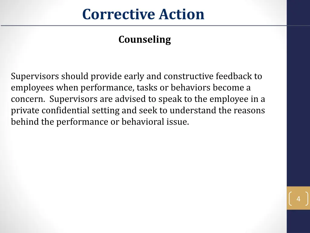 corrective action 1
