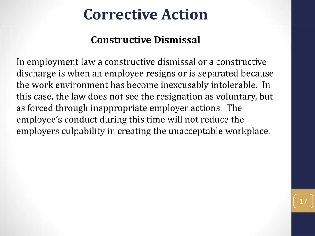 corrective action 14