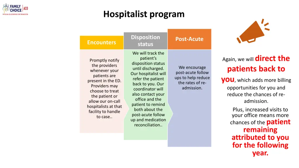 hospitalist program