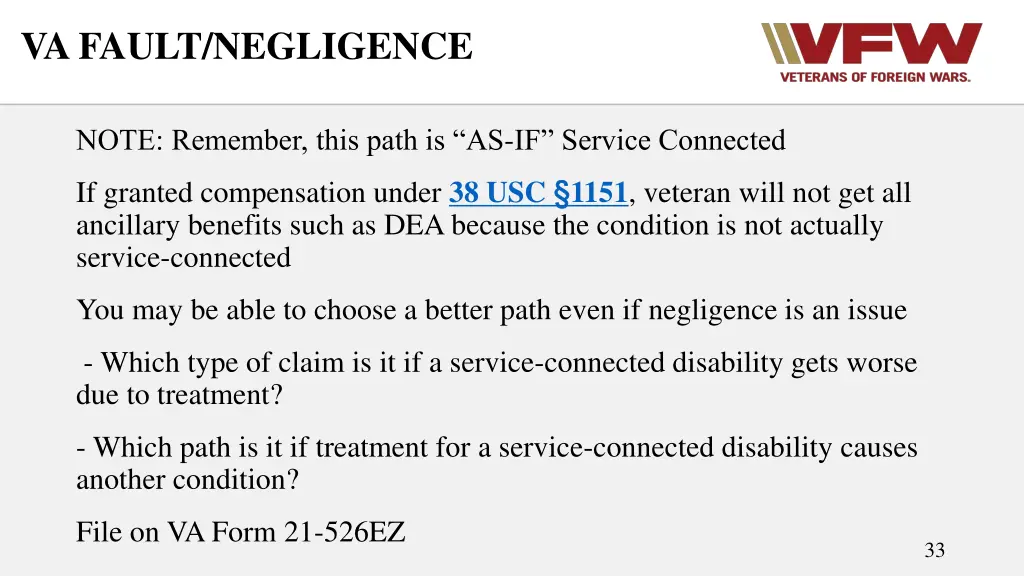 va fault negligence 2