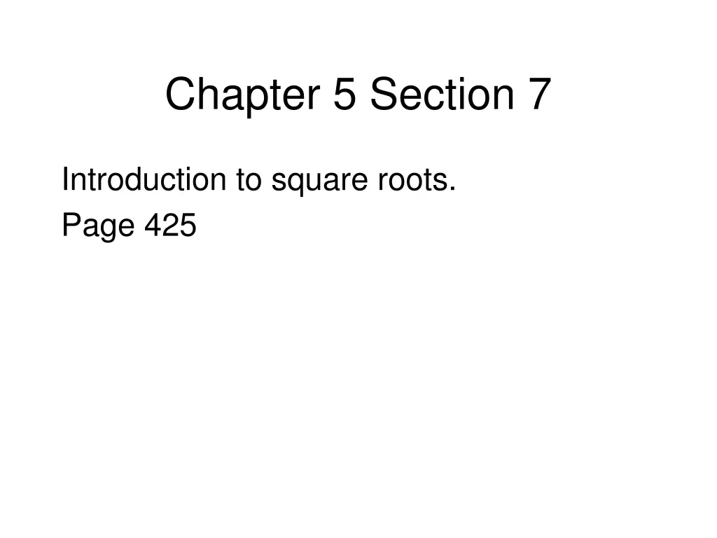 chapter 5 section 7