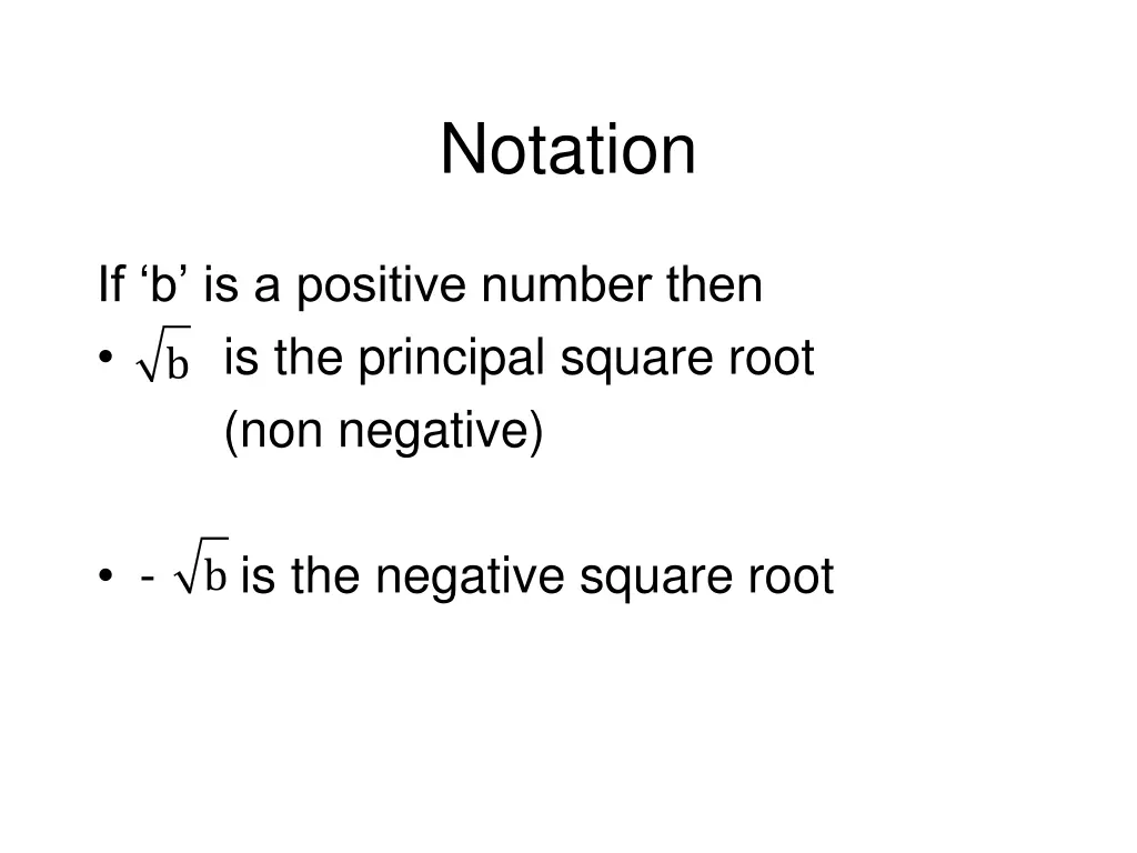 notation