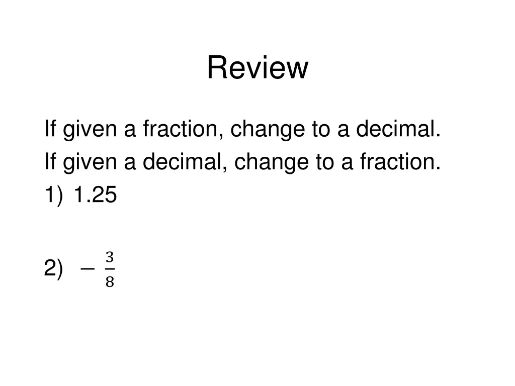 review