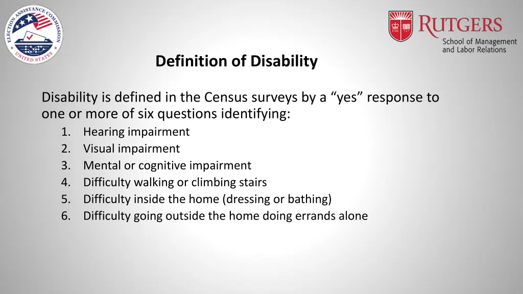 definition of disability