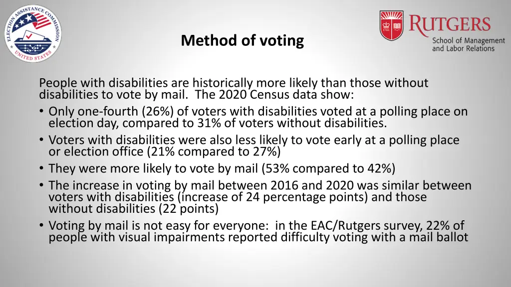 method of voting