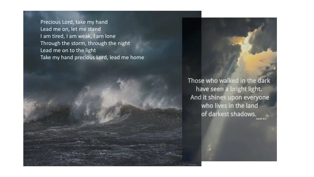 precious lord take my hand lead