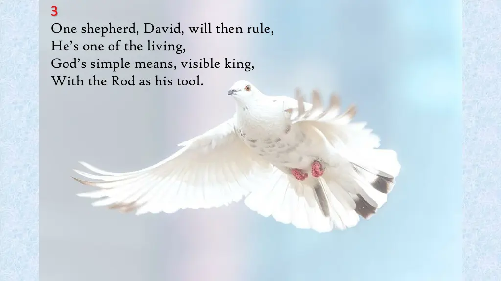 3 one shepherd david will then rule