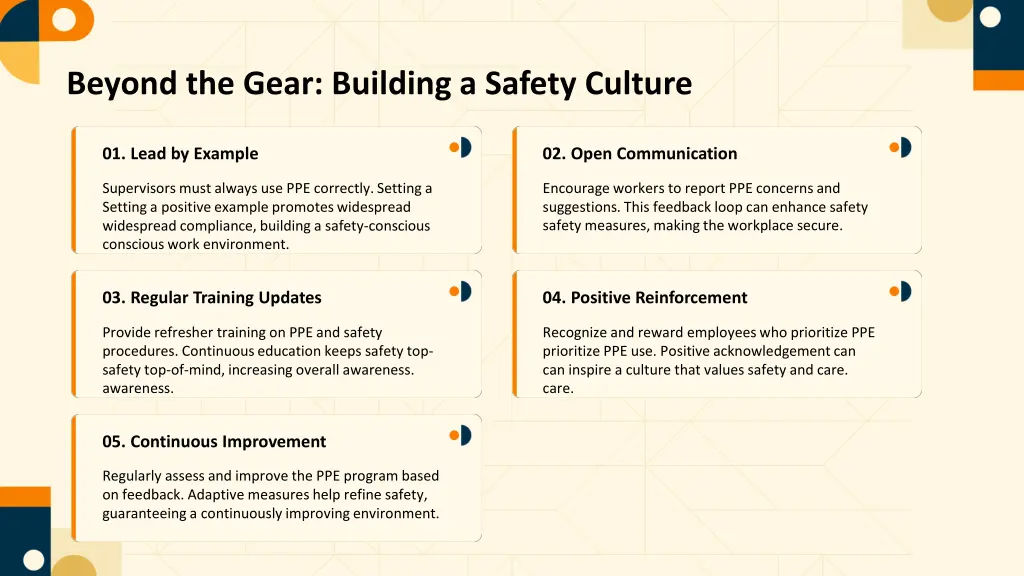 beyond the gear building a safety culture