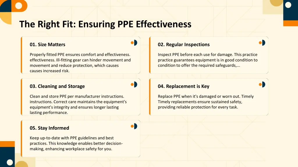 the right fit ensuring ppe effectiveness