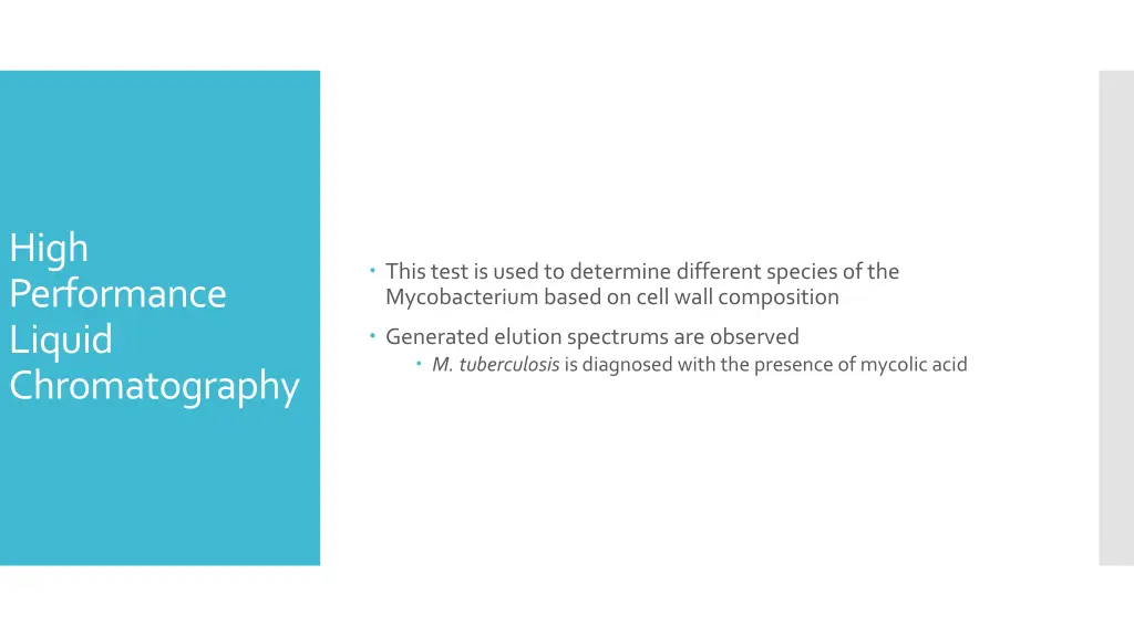high performance liquid chromatography