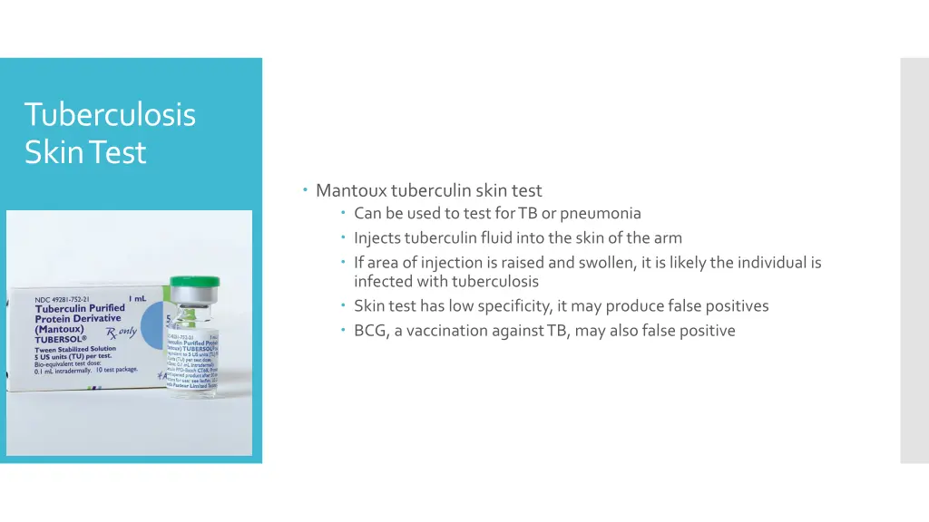 tuberculosis skin test