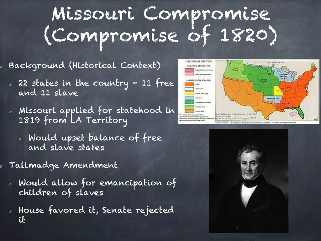 missouri compromise compromise of 1820