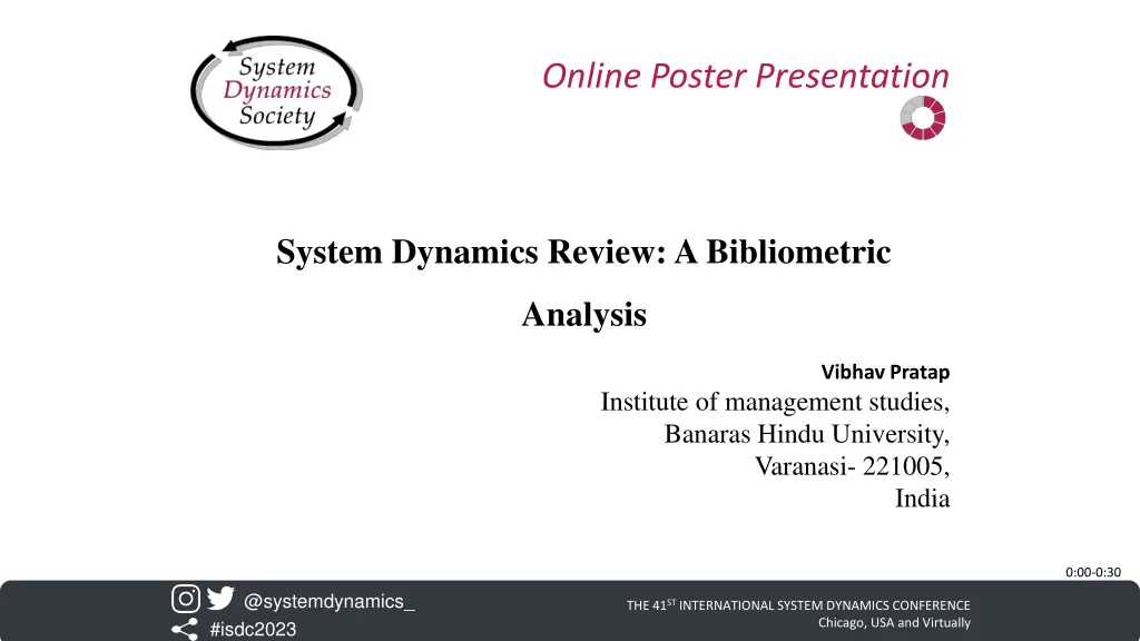 online poster presentation