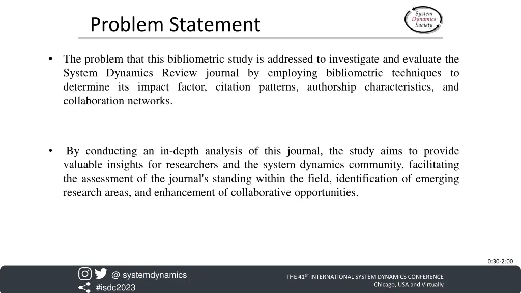problem statement