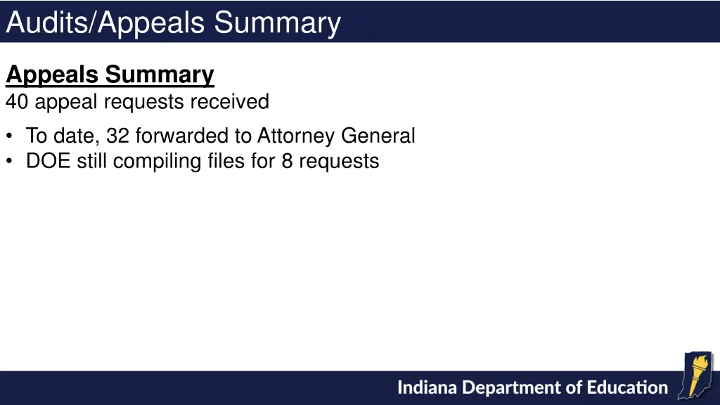 audits appeals summary 3