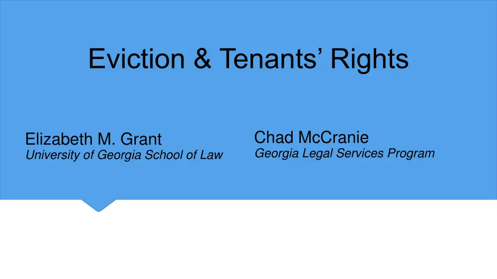 eviction tenants rights