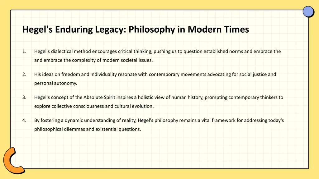 hegel s enduring legacy philosophy in modern times