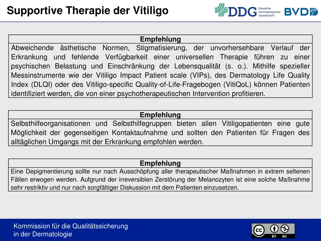 supportive therapie der vitiligo 1
