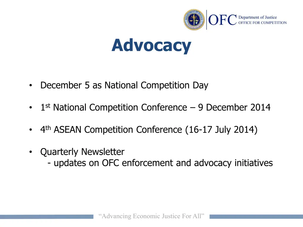 advocacy