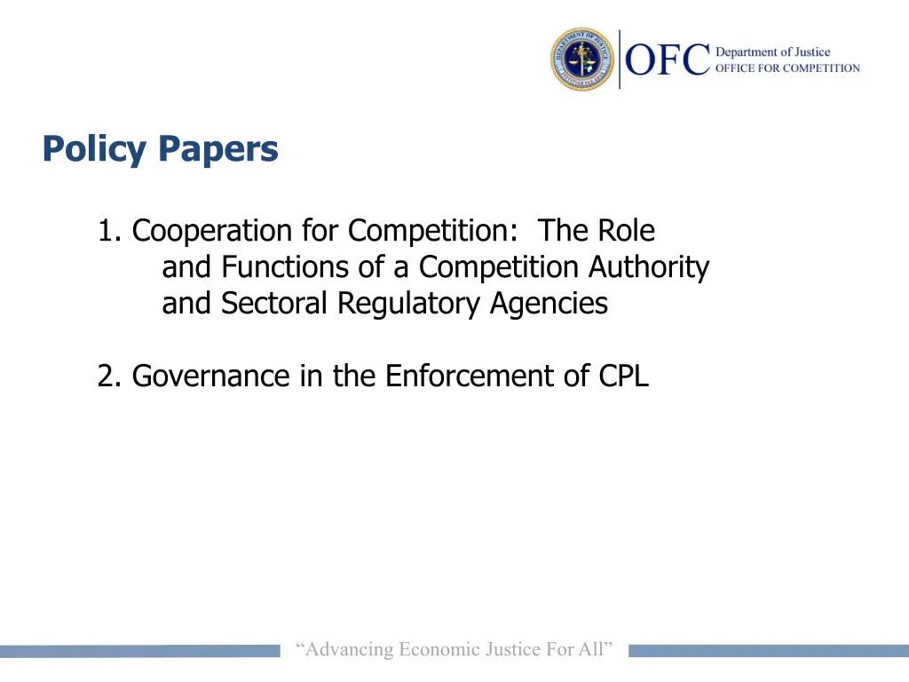 policy papers