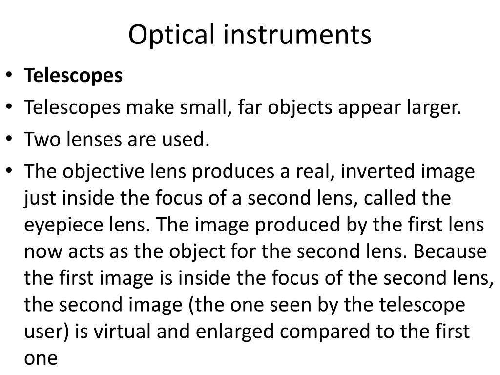 optical instruments