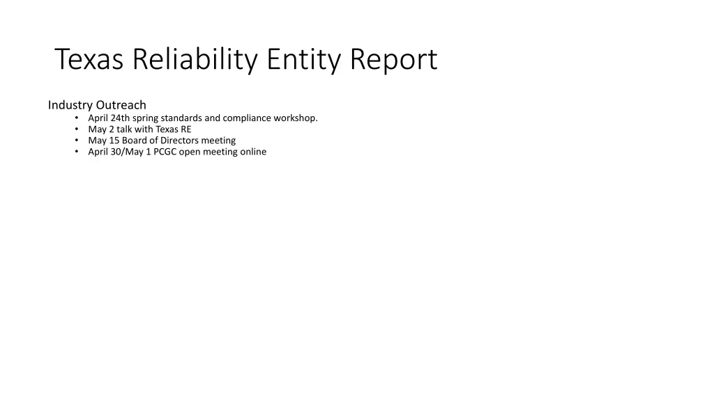 texas reliability entity report