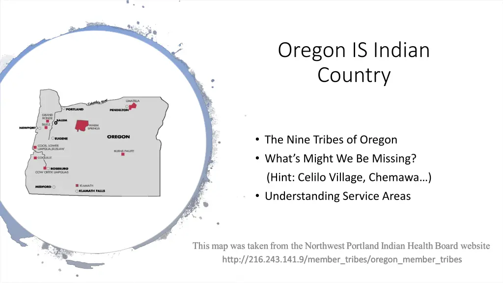 oregon is indian country