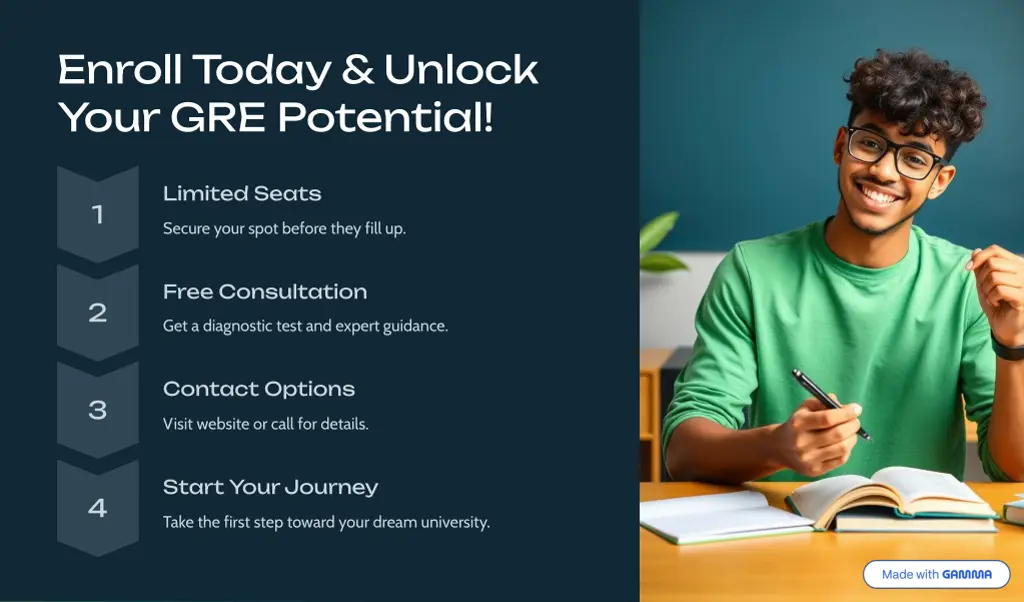 enroll today unlock your gre potential