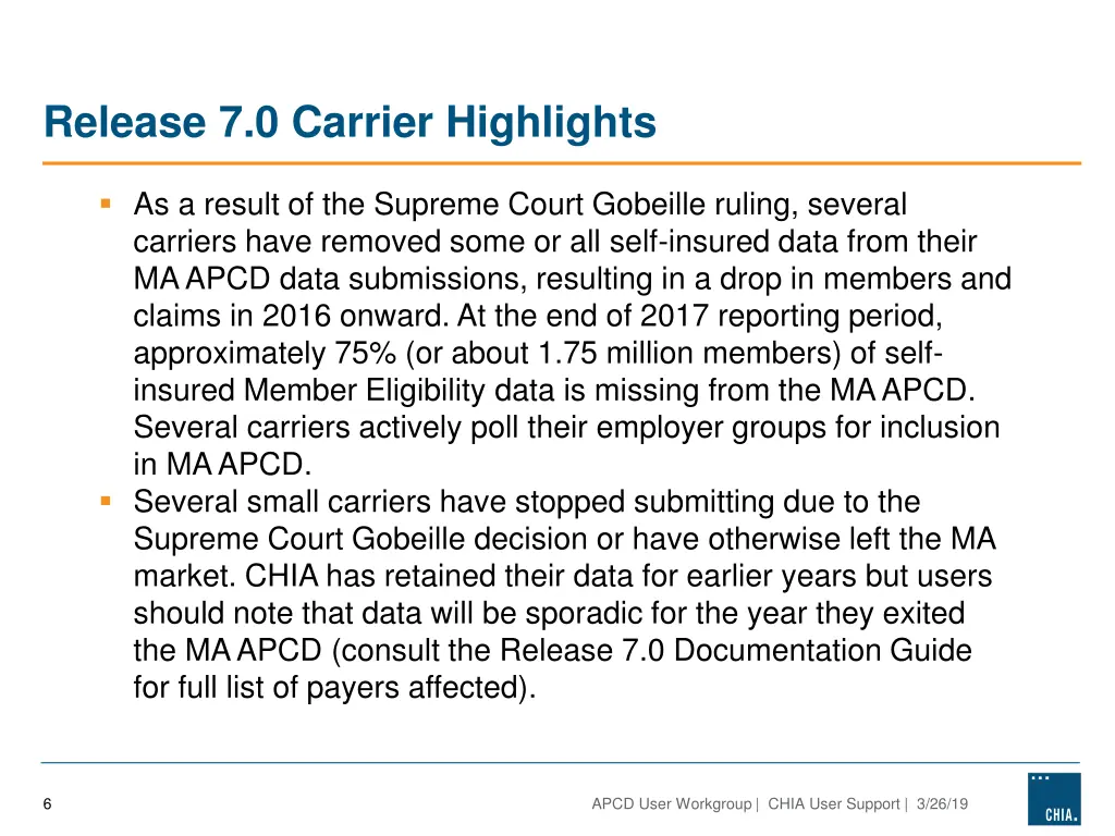 release 7 0 carrier highlights