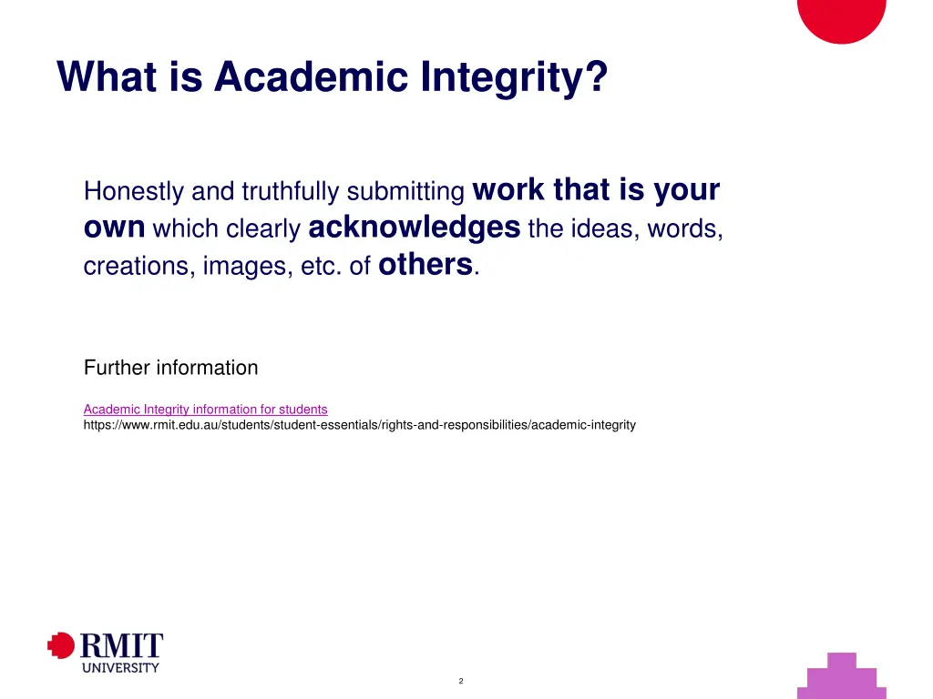 what is academic integrity
