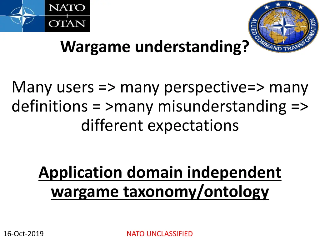 wargame understanding