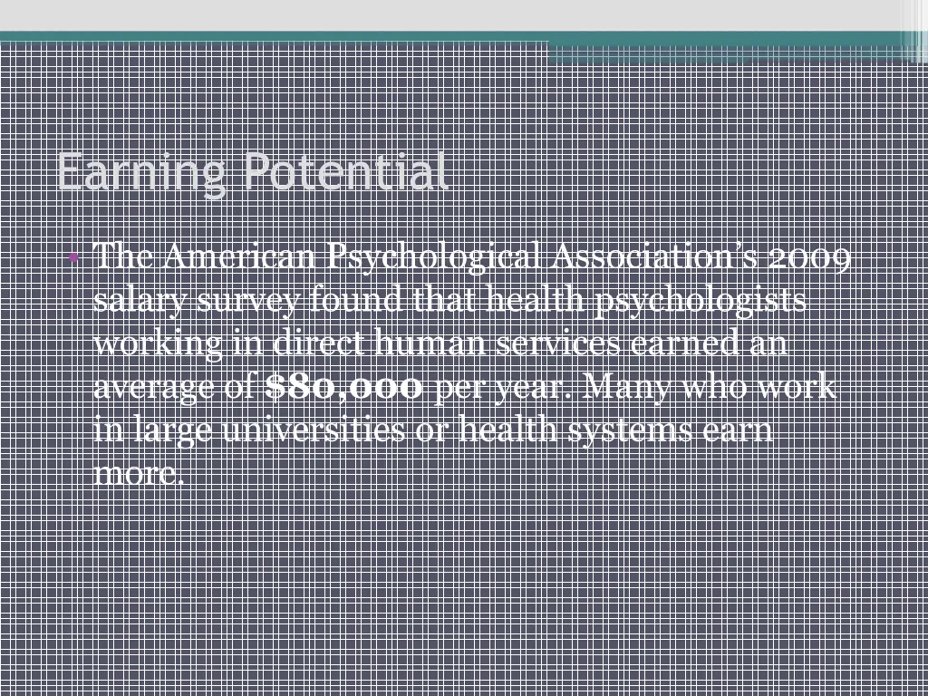 earning potential