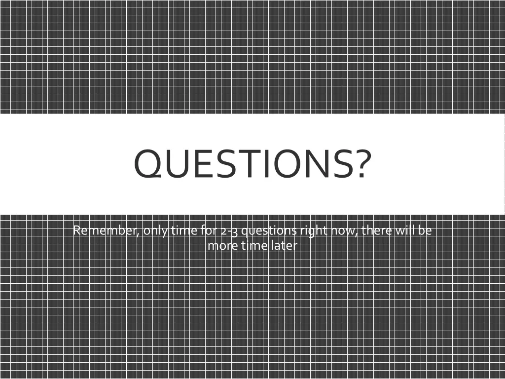 questions