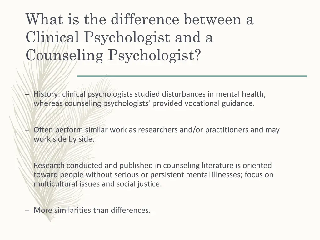 what is the difference between a clinical