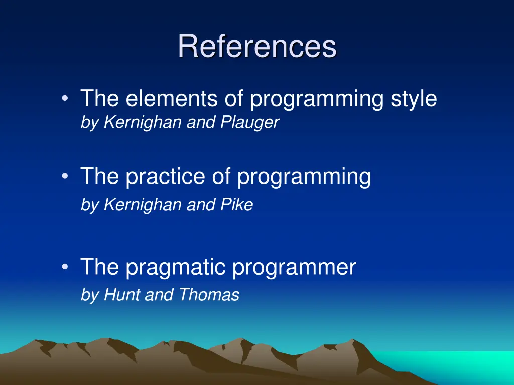 references