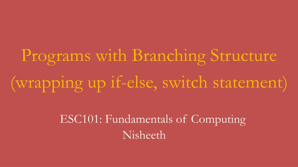 programs with branching structure wrapping