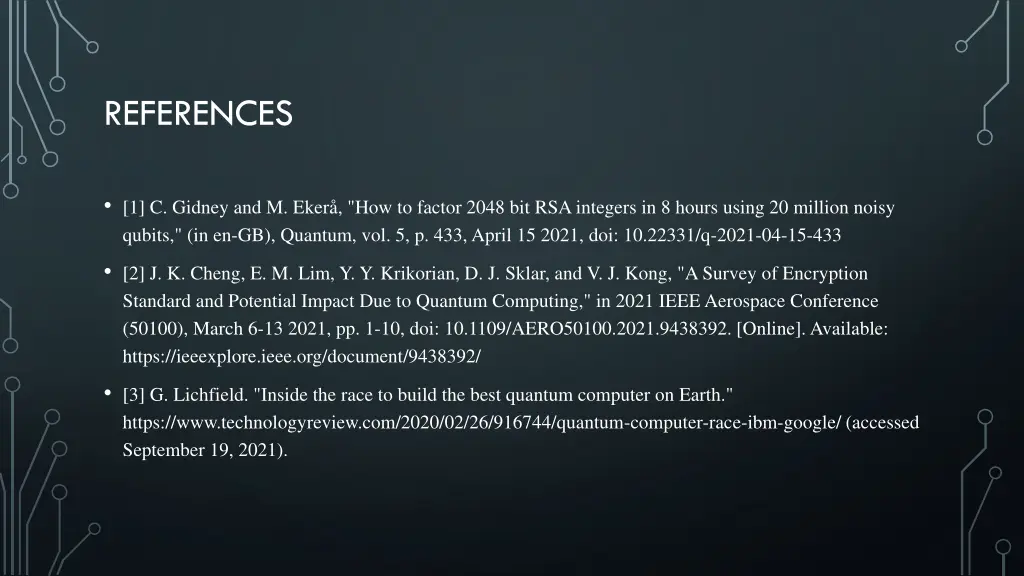 references