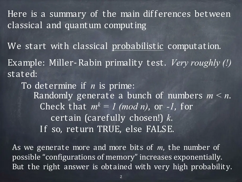 here is a summary of the main differences between
