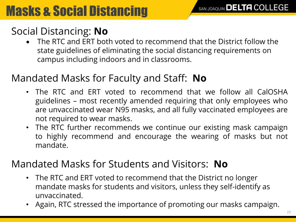 masks social distancing