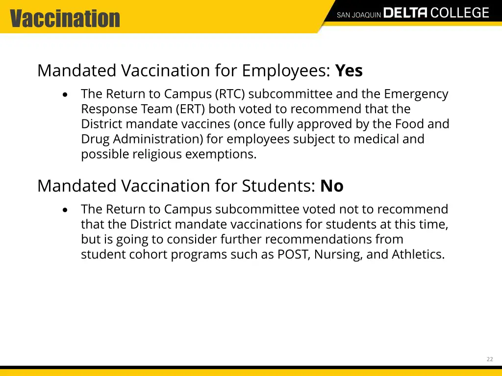 vaccination