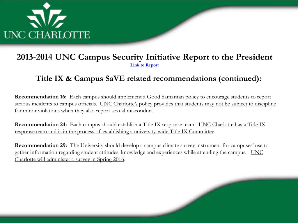 2013 2014 unc campus security initiative report 2