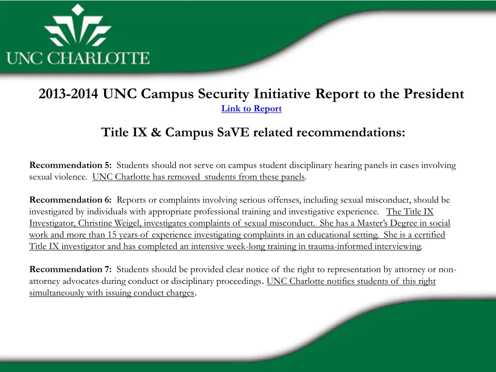 2013 2014 unc campus security initiative report