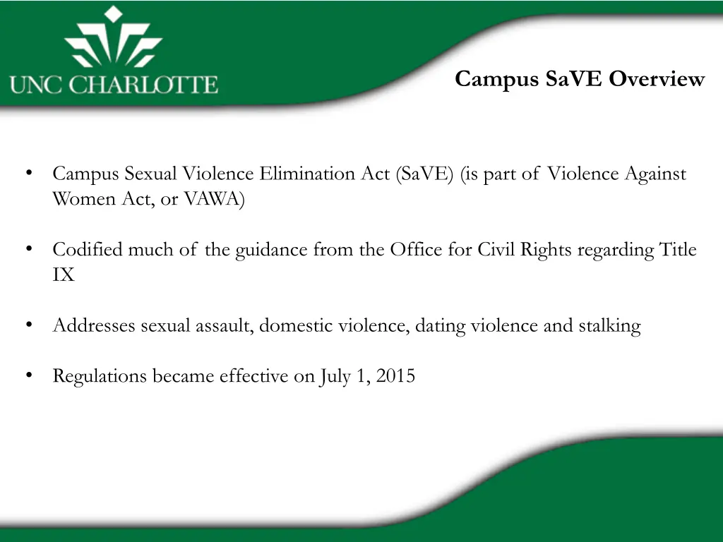 campus save overview